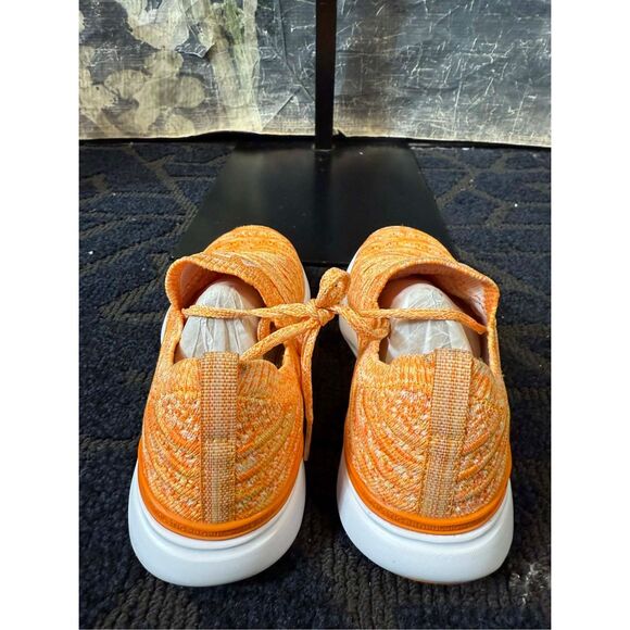 APL Techloom Wave Trainers x Free People Orange Sunshine Sneakers Size 6 - Picture 7 of 8